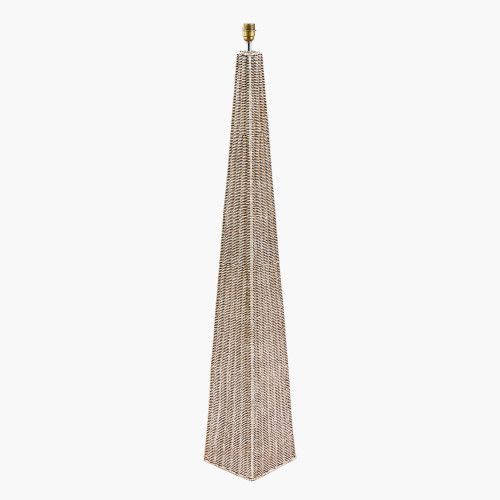 Pacific Lifestyle Seacomb Rattan Pyramid Floor Lamp Base