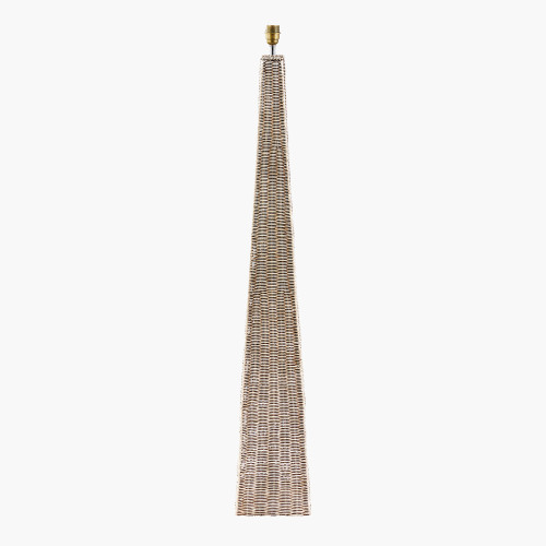 pacific lifestyle Seacomb Rattan Pyramid Floor Lamp Base