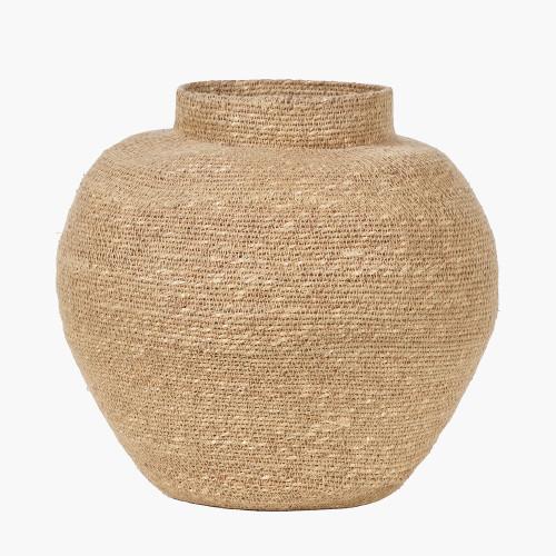 pacific lifestyle Seagrass Natural Urn Shaped Basket