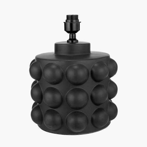 Pacific Lifestyle Serenity Black Bobbled Ceramic Large Table Lamp Base
