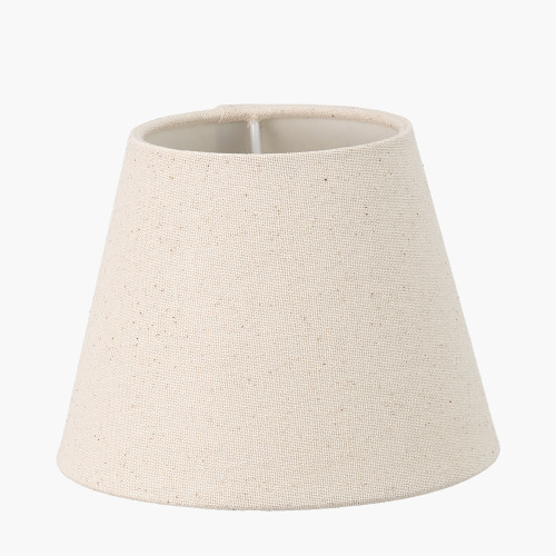 Pacific Lifestyle Seychelles 15cm Cream Slubby Cotton Empire Lampshade