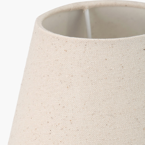 Pacific Lifestyle Seychelles 15cm Cream Slubby Cotton Empire Lampshade