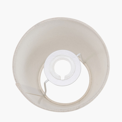 Pacific Lifestyle Seychelles 15cm Cream Slubby Cotton Empire Lampshade