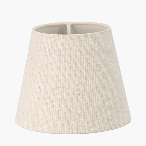 Pacific Lifestyle Seychelles 17cm Cream Slubby Cotton Empire Lampshade