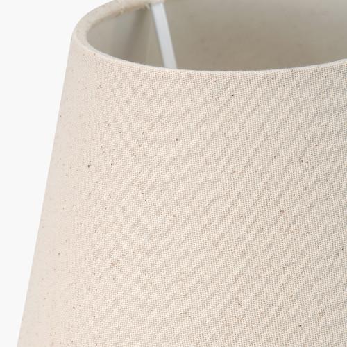 Pacific Lifestyle Seychelles 17cm Cream Slubby Cotton Empire Lampshade