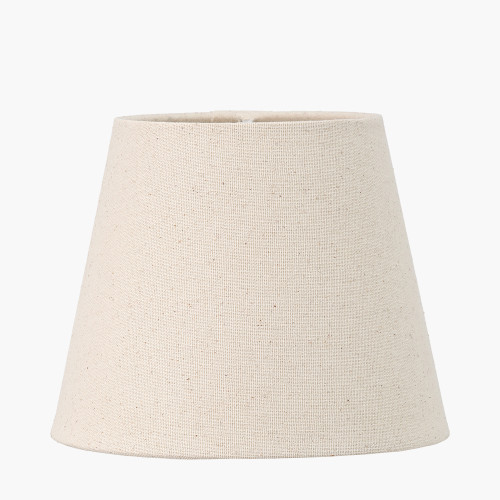 pacific lifestyle Seychelles 17cm Cream Slubby Cotton Empire Lampshade