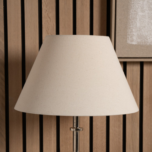 Pacific Lifestyle Seychelles 35cm Cream Slubby Cotton Empire Lampshade