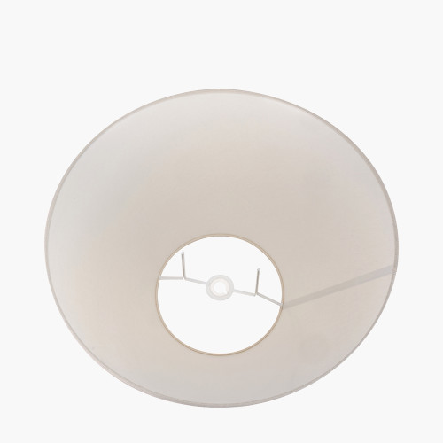 Pacific Lifestyle Seychelles 60cm Cream Slubby Cotton Empire Lampshade