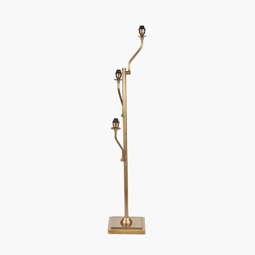 Pacific Lifestyle Tatiana Antique Brass Metal Floor Lamp Base