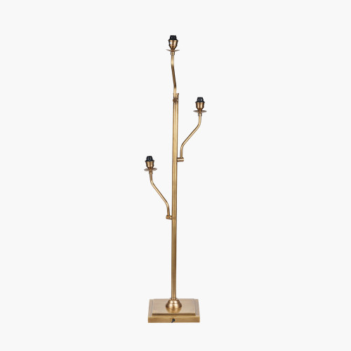 Pacific Lifestyle Tatiana Antique Brass Metal Floor Lamp Base