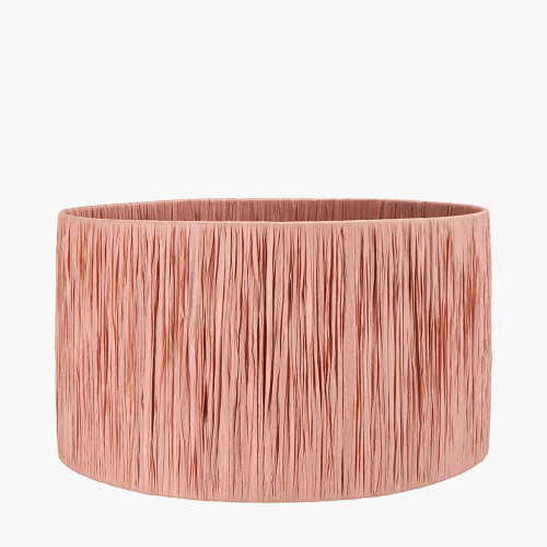 pacific lifestyle Tilia 30cm Apricot Raffia Cylinder Lampshade