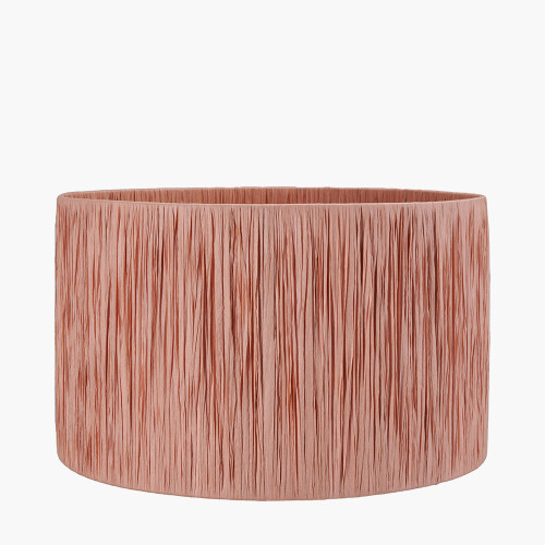 Pacific Lifestyle Tilia 35cm Apricot Raffia Cylinder Lampshade