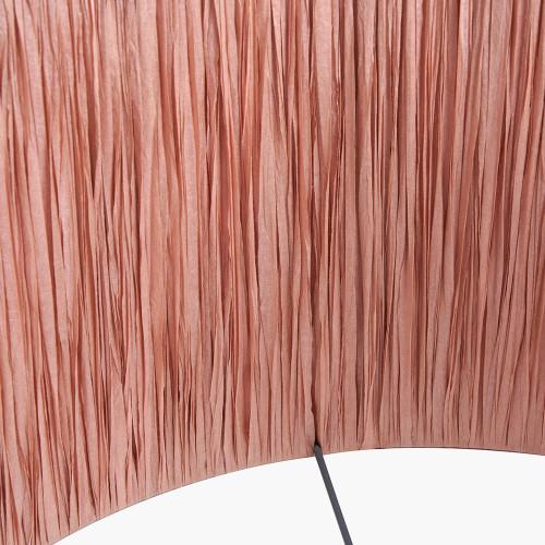 Pacific Lifestyle Tilia 35cm Apricot Raffia Cylinder Lampshade