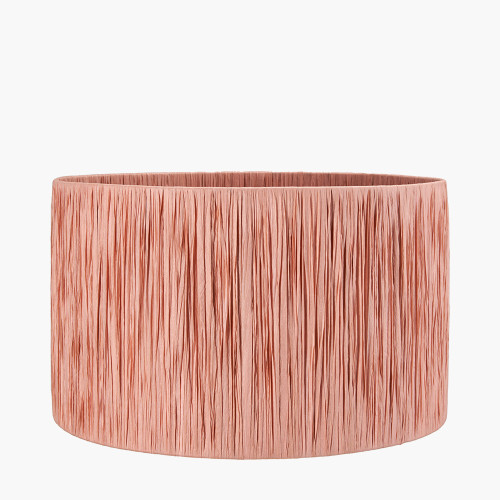 pacific lifestyle Tilia 35cm Apricot Raffia Cylinder Lampshade