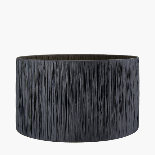 Pacific Lifestyle Tilia 40cm Black Raffia Cylinder Lampshade