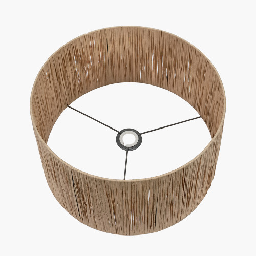 Pacific Lifestyle Tilia 40cm Natural Raffia Cylinder Lampshade