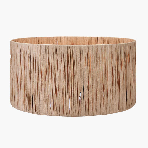 Pacific Lifestyle Tilia 45cm Natural Raffia Cylinder Lampshade