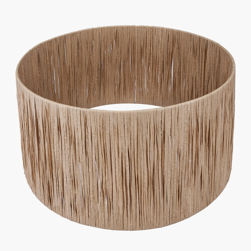 Pacific Lifestyle Tilia 45cm Natural Raffia Cylinder Lampshade