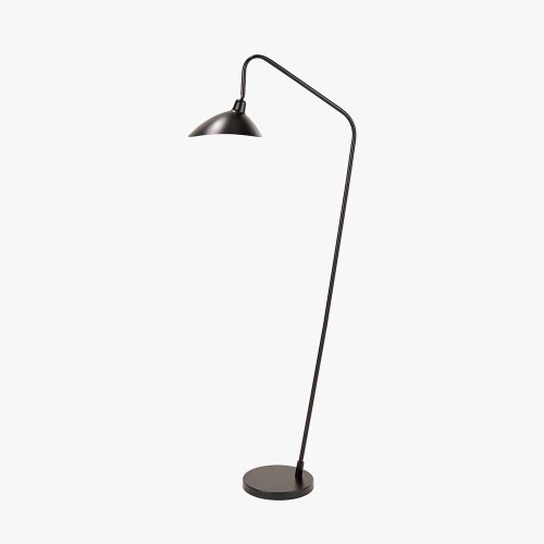 pacific lifestyle Toulon Black Metal Task Floor Lamp