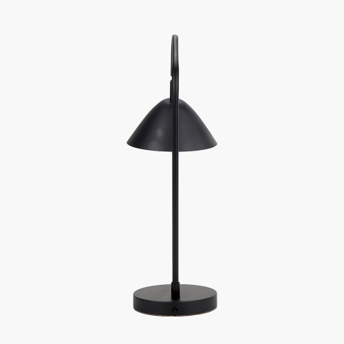 Pacific Lifestyle Toulon Black Metal Task Table Lamp