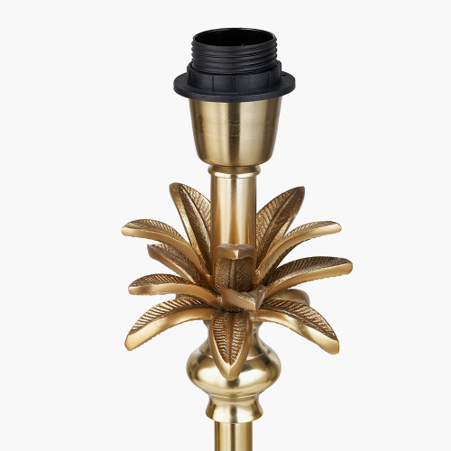 Pacific Lifestyle Trafalgar Gold Metal Palm Tree Table Lamp Base
