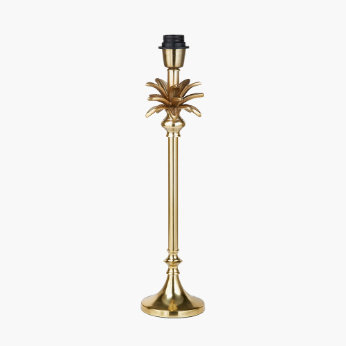 pacific lifestyle Trafalgar Gold Metal Palm Tree Table Lamp Base