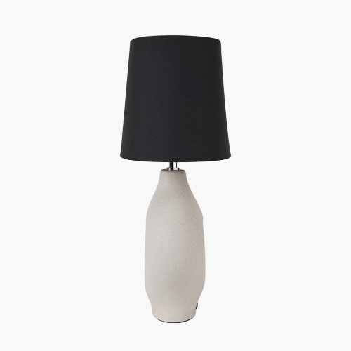 Pacific Lifestyle Ulla Monochrome Organic Ceramic Table Lamp