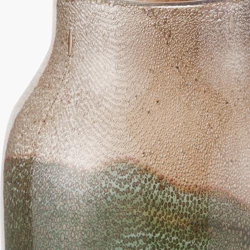Pacific Lifestyle Valtellina Brown And Green Glass Vase