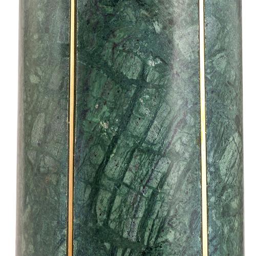 Pacific Lifestyle Venetia Green Marble And Gold Metal Tall Table Lamp