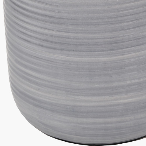 Pacific Lifestyle Venus Blue And Grey Ombre Ceramic Floor Lamp