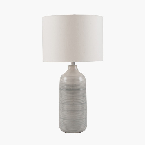 pacific lifestyle Venus Blue and Grey Ombre Ceramic Table Lamp