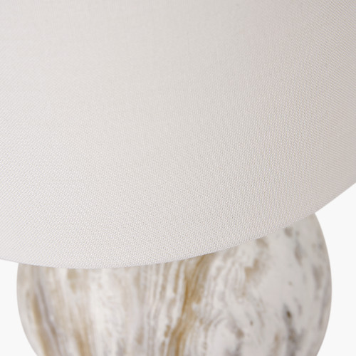 Pacific Lifestyle Viejo Grey Stone Effect Ceramic Table Lamp