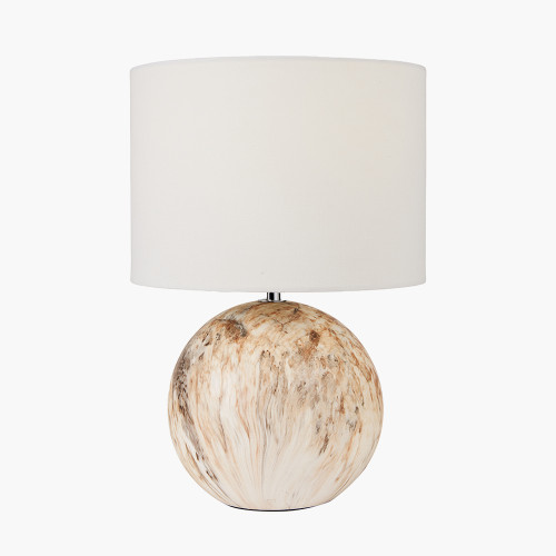 Pacific Lifestyle Viejo Natural Stone Effect Ceramic Table Lamp
