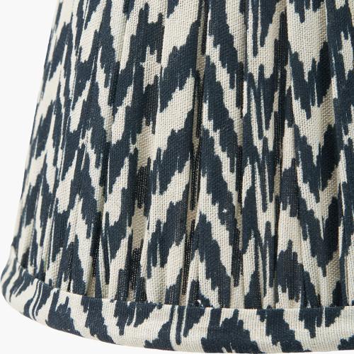 Pacific Lifestyle Vienna 16cm Black Chevron Mushroom Pleat Lampshade