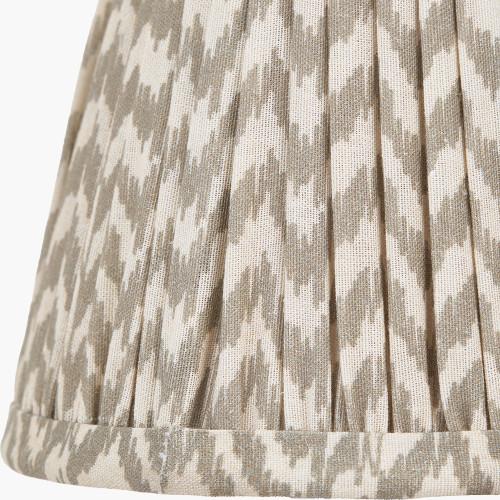 Pacific Lifestyle Vienna 16cm Taupe Chevron Mushroom Pleat Lampshade