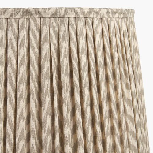 Pacific Lifestyle Vienna 40cm Taupe Chevron Mushroom Pleat Lampshade