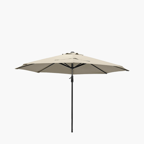 pacific lifestyle Voyager T1 3m Round Champagne Free Arm Parasol
