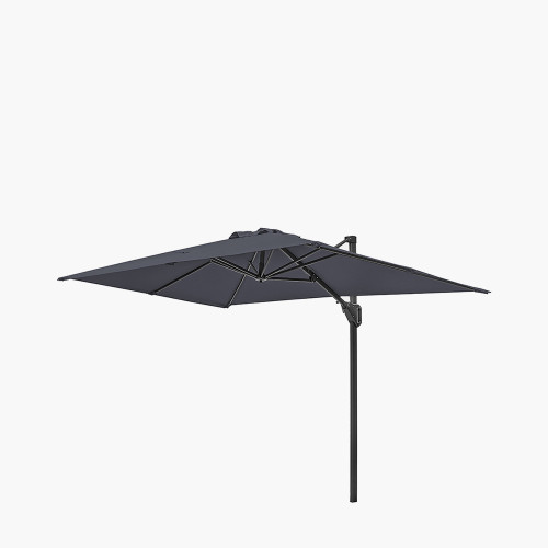 pacific lifestyle Voyager T1 3m x 2m Rectangular Anthracite Free Arm Parasol