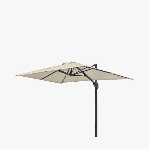 Pacific Lifestyle Voyager T1 3m X 2m Rectangular Champagne Free Arm Parasol