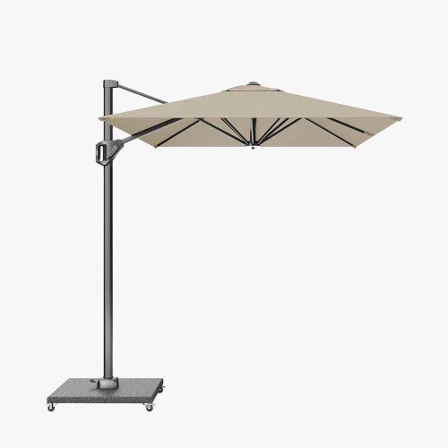 Pacific Lifestyle Voyager T1 3m X 2m Rectangular Champagne Free Arm Parasol