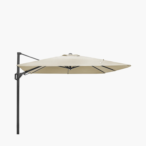 Pacific Lifestyle Voyager T2 2.7m Square Champagne Free Arm Parasol