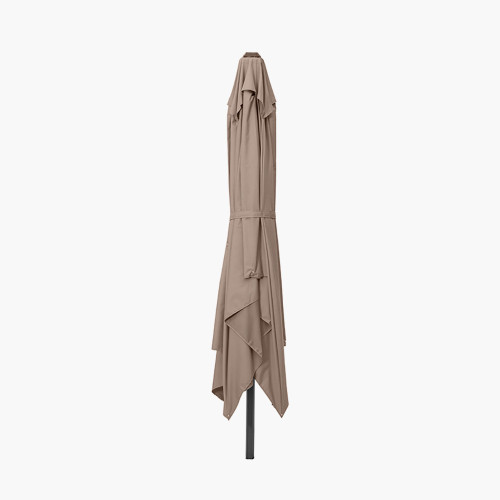 Pacific Lifestyle Voyager T2 2.7m Square Taupe Free Arm Parasol