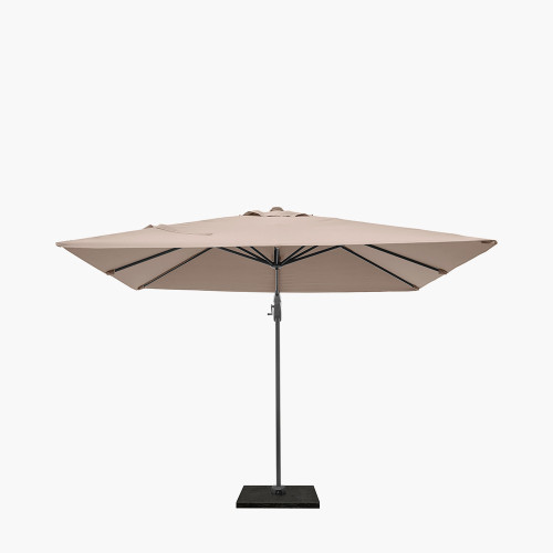 Pacific Lifestyle Voyager T2 2.7m Square Taupe Free Arm Parasol