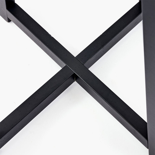 Pacific Lifestyle Whitby Matt Black Wood Tapered 4 Post Floor Lamp Base