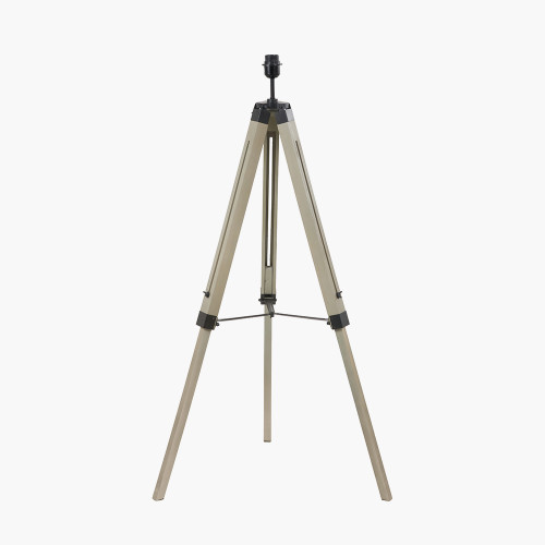 Pacific Lifestyle Windsor Sage Green Wooden Tripod Floor Lamp Base