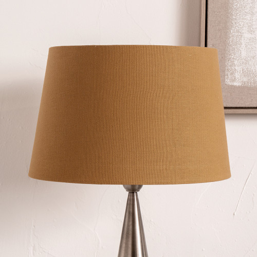Pacific Lifestyle Winston 30cm Mustard Handloom Tapered Lampshade