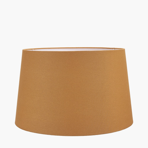 pacific lifestyle Winston 30cm Mustard Handloom Tapered Lampshade
