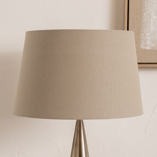 Pacific Lifestyle Winston 30cm Taupe Handloom Tapered Lampshade