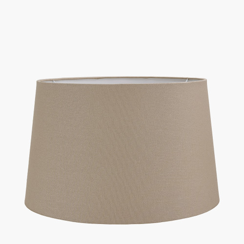 pacific lifestyle Winston 30cm Taupe Handloom Tapered Lampshade