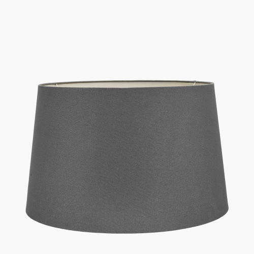 Pacific Lifestyle Winston 45cm Grey Handloom Tapered Lampshade